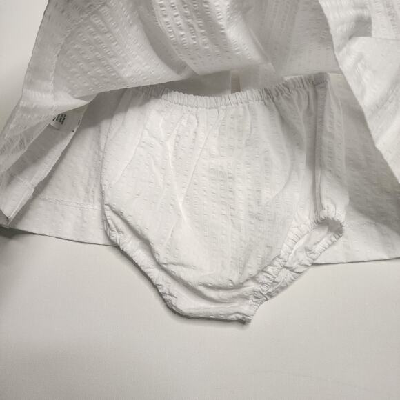 Edgehill Collection White Smocked Seersucker Dress Size 24M NWT - Picture 6 of 6